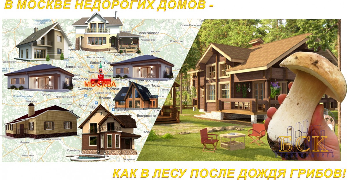 купить дом в Московской области
